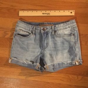Medium-Light wash Joe’s jean denim shorts size 14